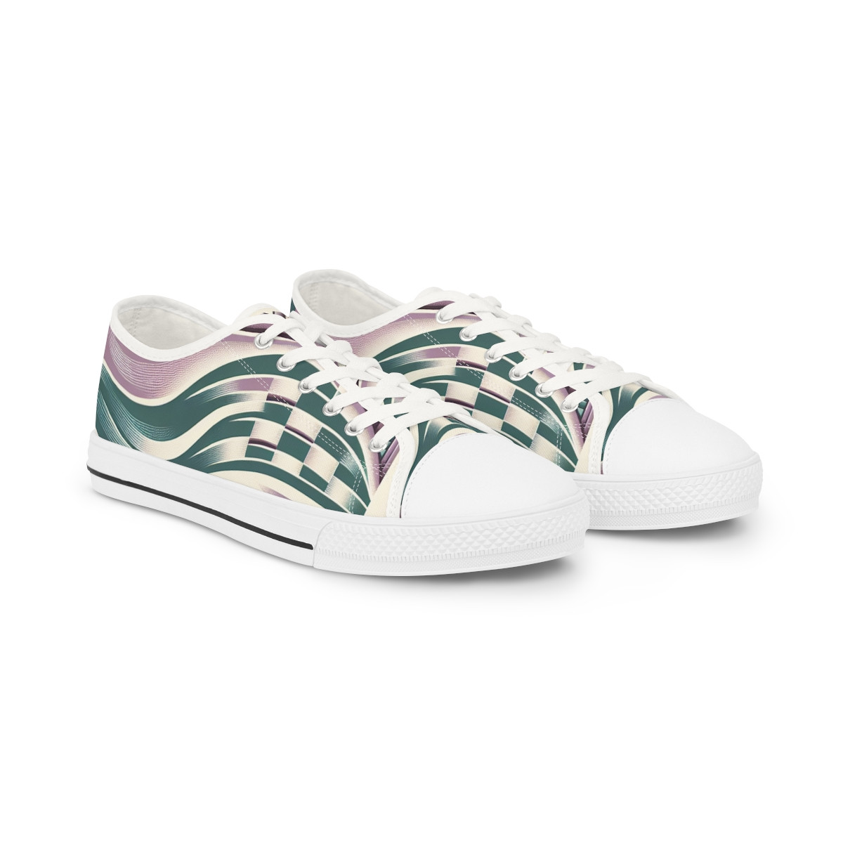 "AfroVibez Kente Kicks" - Men's Lowtop Sneakers