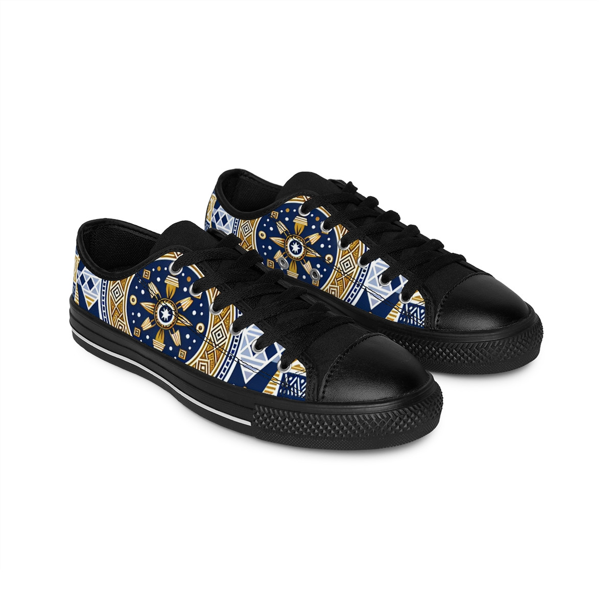 "AfroStride Kente Kicks" - Men's Sneakers