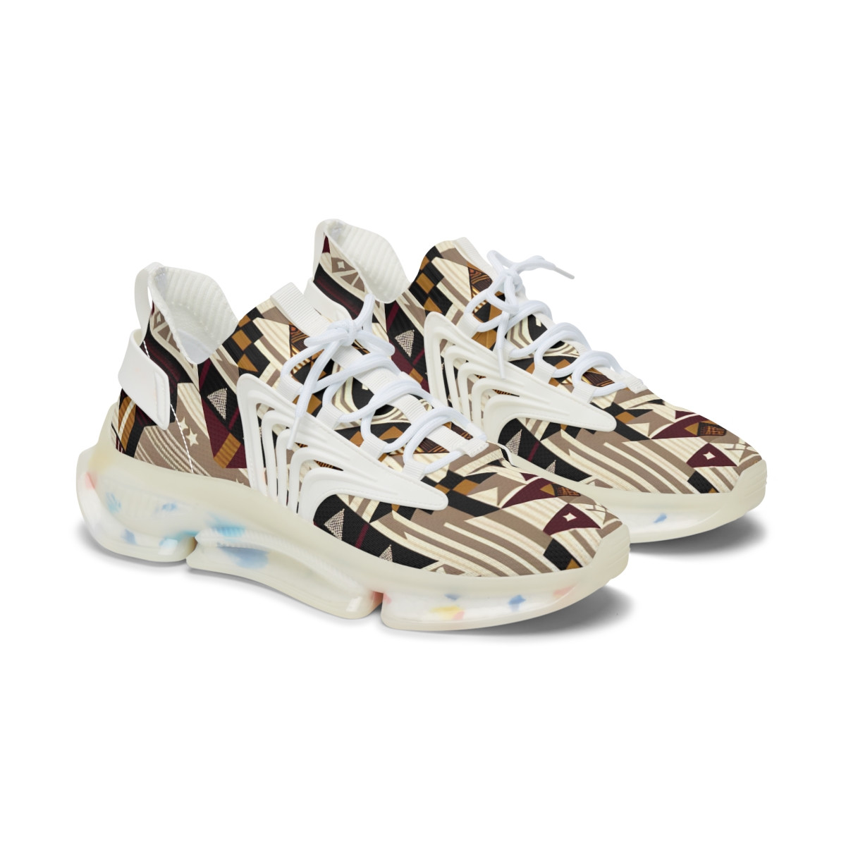 "CultureStride Kente Kicks" - Women's Mesh Sneaker