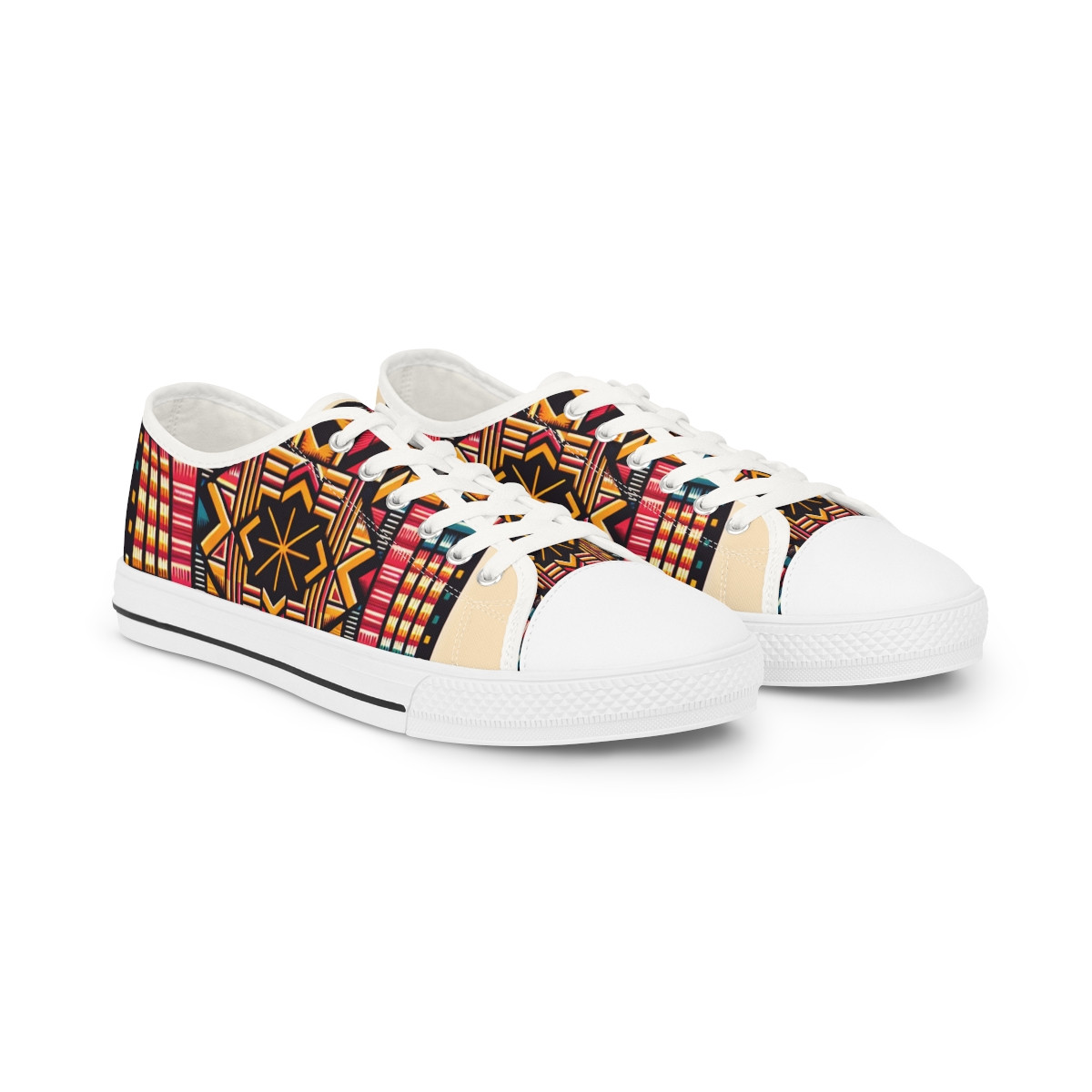 "AfroFusion Kaleidosneaks" - Men's Lowtop Sneakers