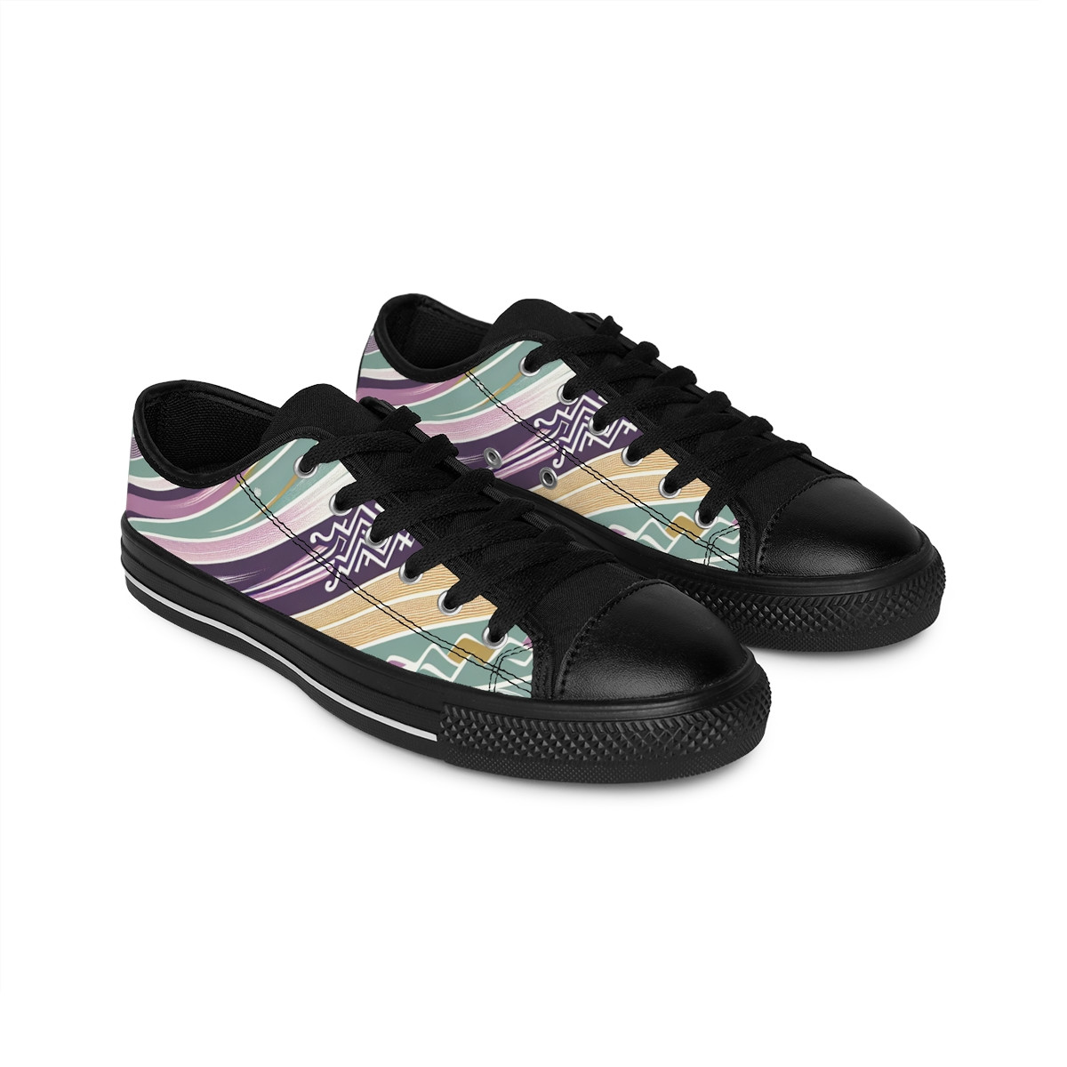 "AfroFusion Kente Kicks" - Men's Sneakers