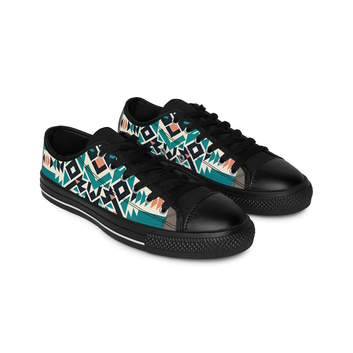 "AfroFusion Kente Kicks" - Men's Sneakers