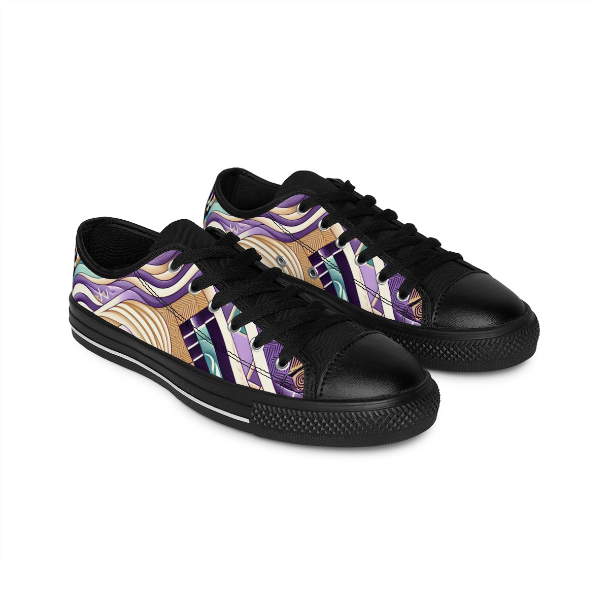 "AfroStride Kente-Kicks" - Men's Sneakers