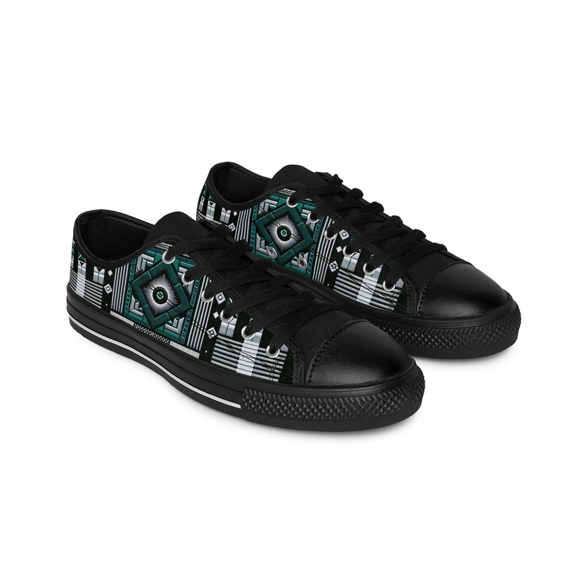 "Kente Kicks Fusion" - Women's Sneakers