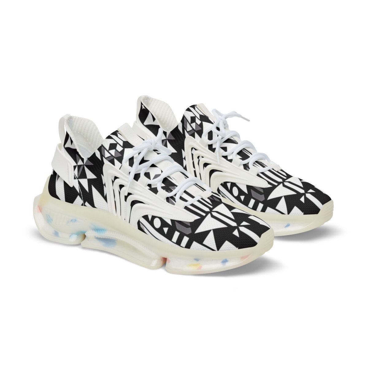 "AfroDynasty KenteKicks" - Men's Mesh Sneaker