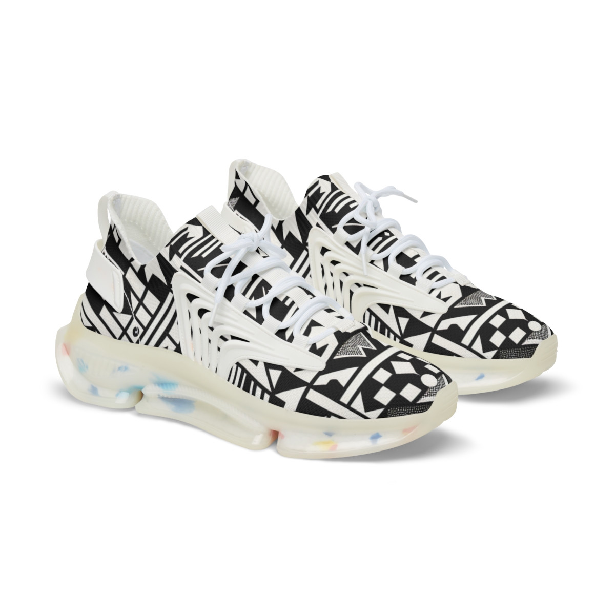 AfroStride Kente Kicks - Men's Mesh Sneaker
