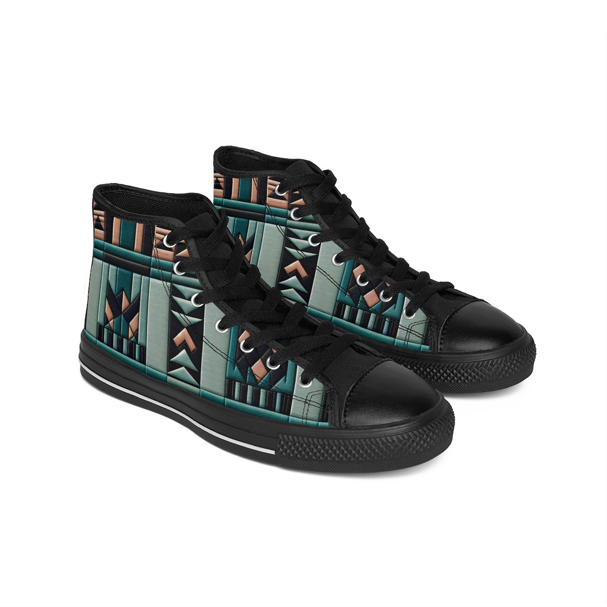 "KenteKicks: Afrofusion Sneaker Symphony" - Men's Classic Sneakers