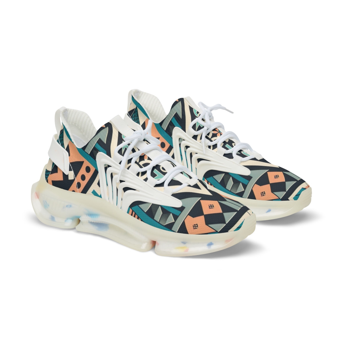 "AfroStride Kente Kicks" - Men's Mesh Sneaker
