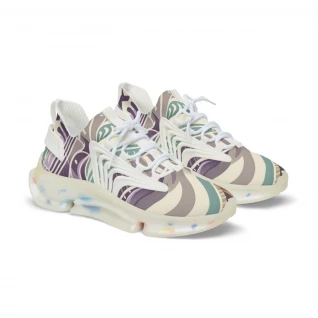 "AfroStride Kente Kicks" - Men's Mesh Sneaker