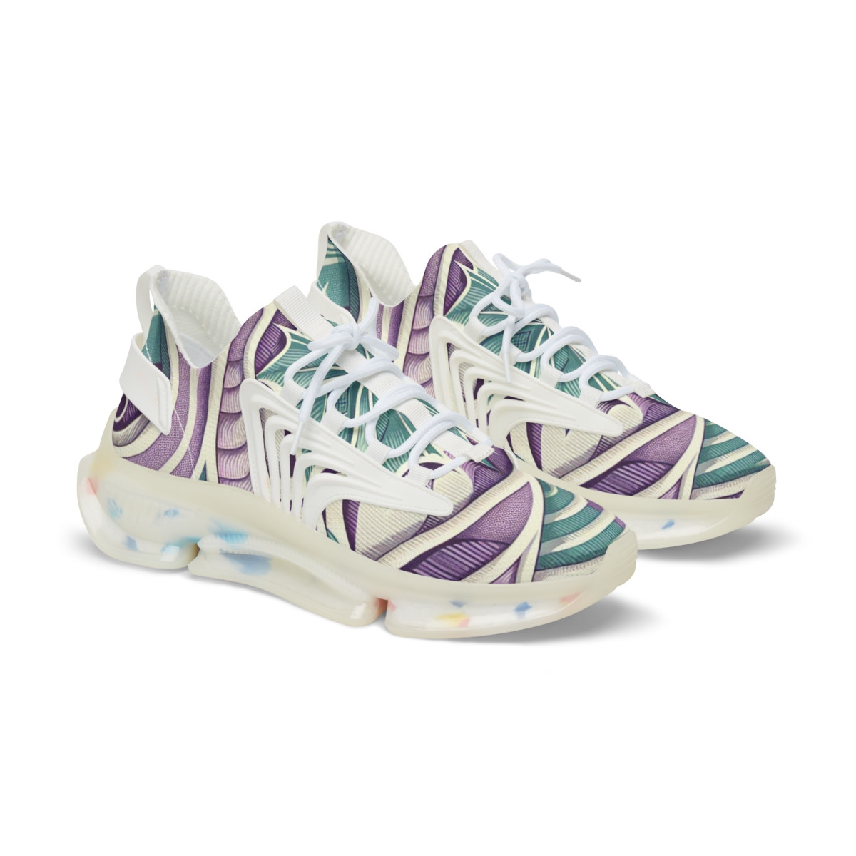 "Heritage Stride Kente Sneakers" - Men's Mesh Sneaker