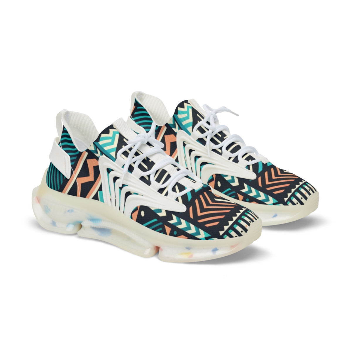 African Pulse Kente Kicks - Men's Mesh Sneaker