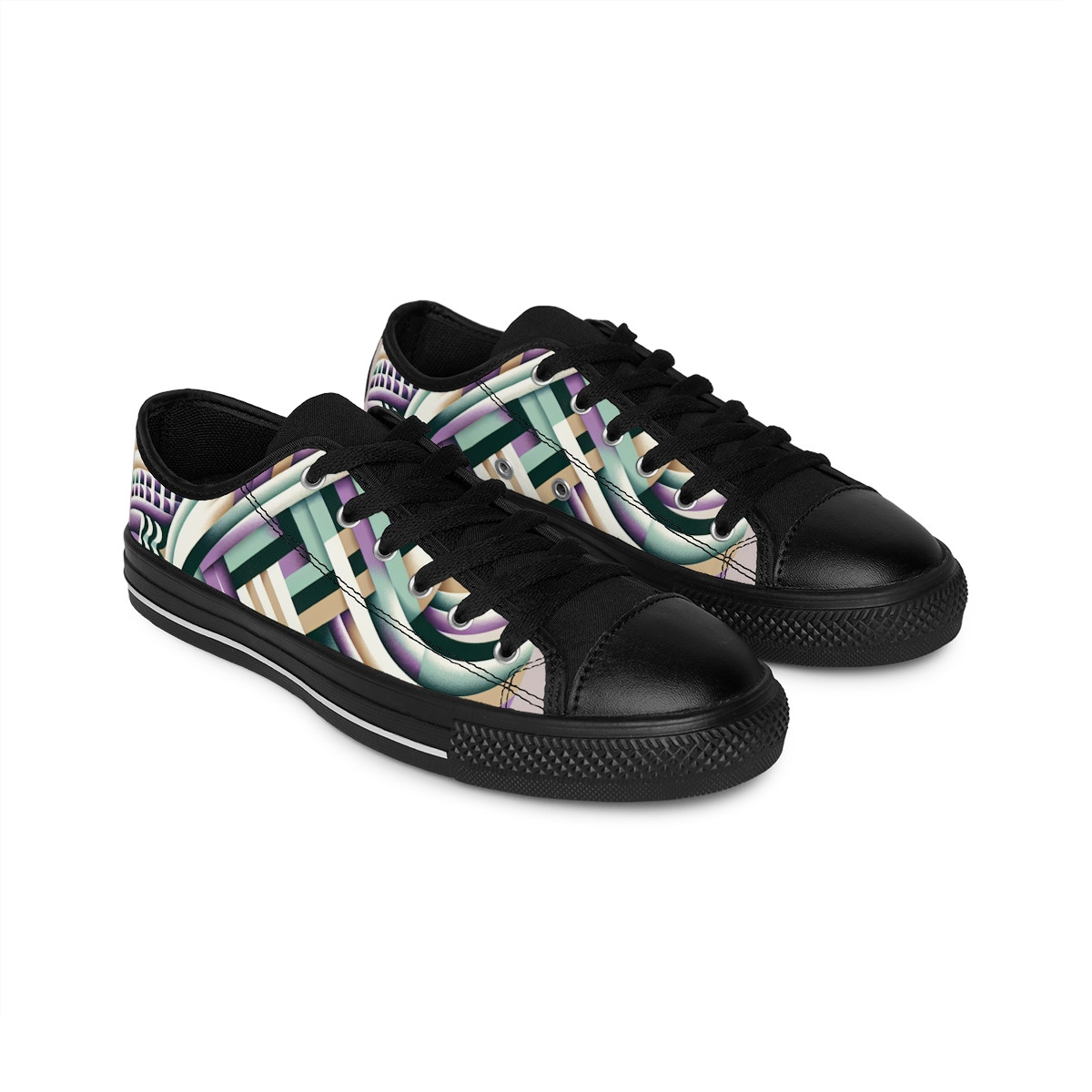 "AfroFusion Kente Kicks" - Men's Sneakers