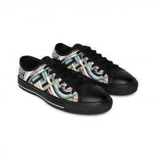 "AfroFusion Kente Kicks" - Men's Sneakers