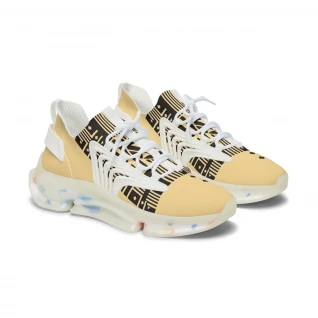 "AfroFusion Kente Kicks" - Women's Mesh Sneaker