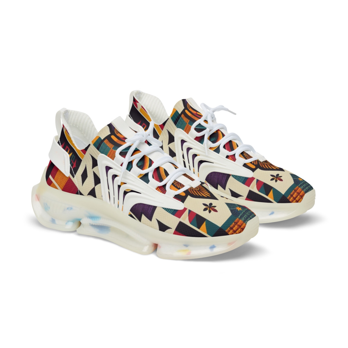 "AfroVibes Stride" - Men's Mesh Sneaker