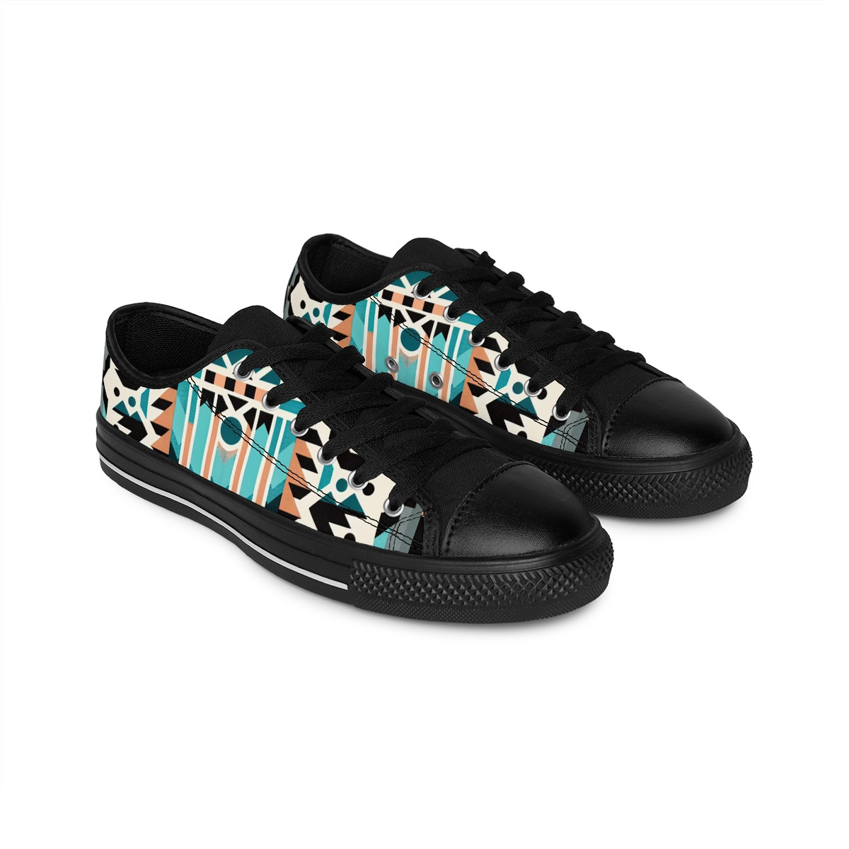 "AfroDazzle Kente Kicks" - Men's Sneakers