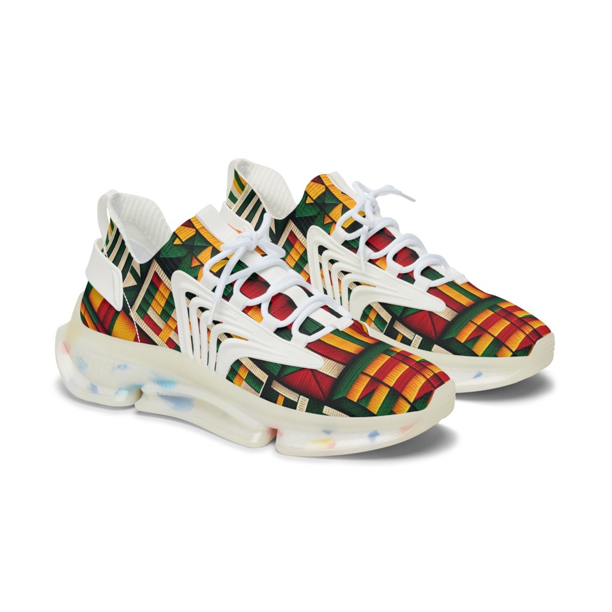 KenteKicks: Heritage Stride - Women's Mesh Sneaker