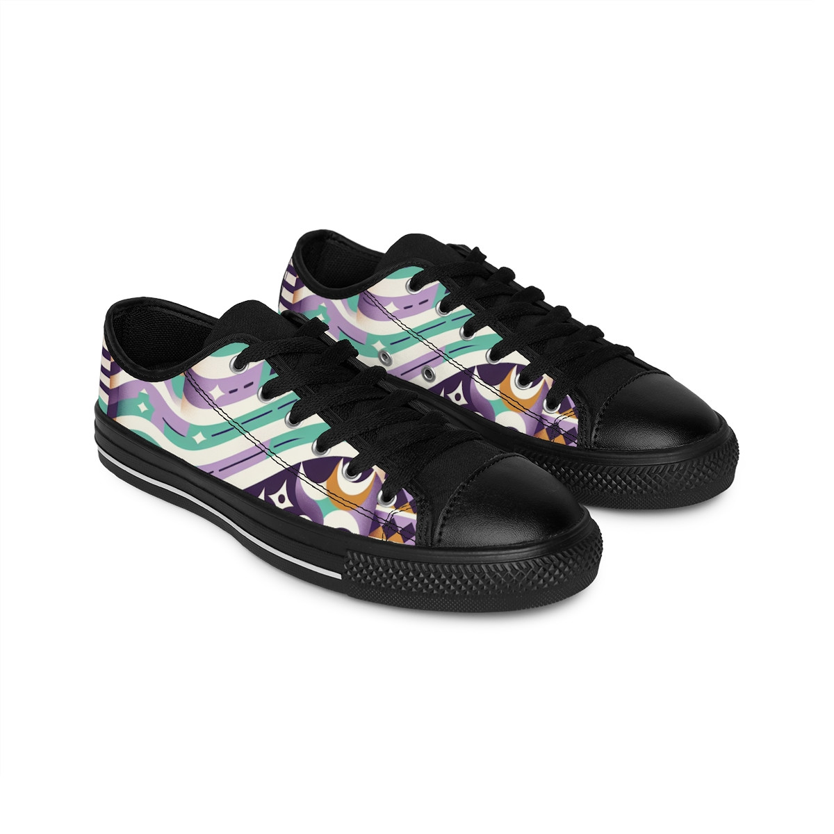 "AfroCentric Kente Kicks" - Men's Sneakers