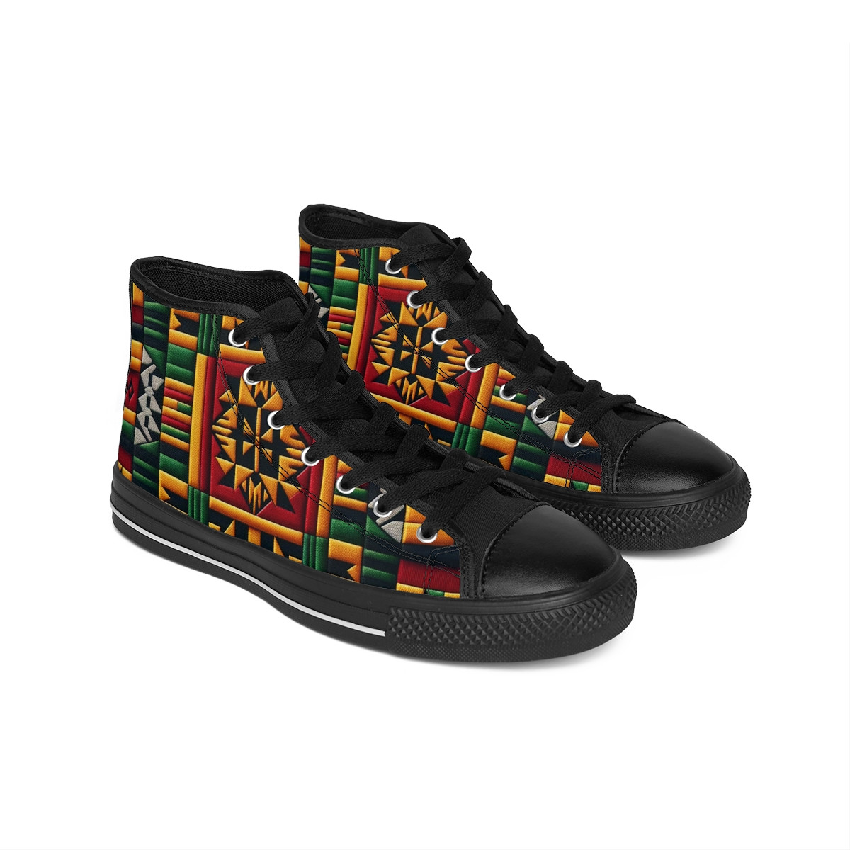 HeritageStride AfriPrint Kicks - Men's Classic Sneakers