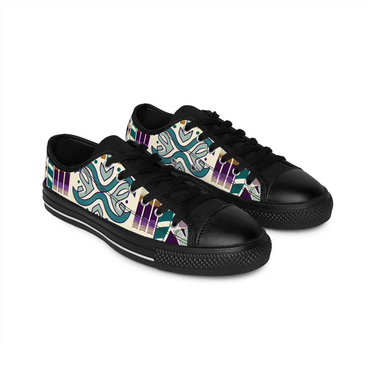 "AfroFusion Kente Kicks" - Men's Sneakers