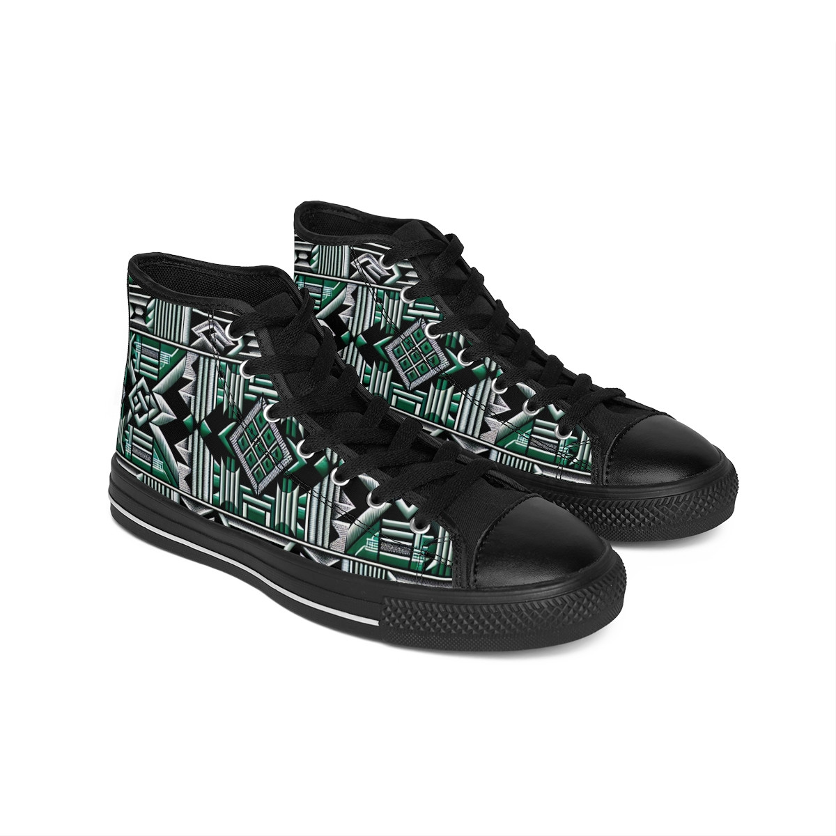 "AfroStride Kente Kicks" - Men's Classic Sneakers