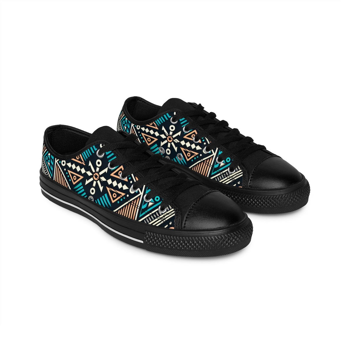 "AfroRhythm Kente Kicks" - Men's Sneakers