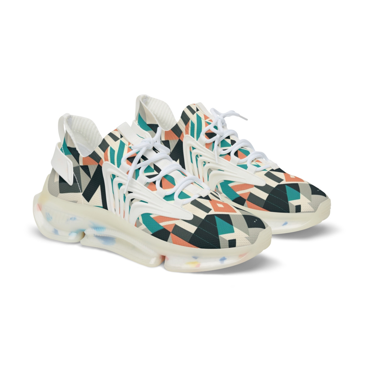 "AfroFusion Kente Kicks" - Men's Mesh Sneaker