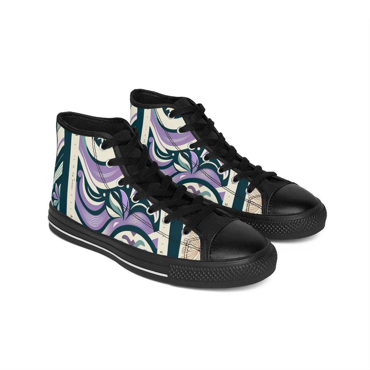 "KenteKicks: AfroFusion Steps" - Men's Classic Sneakers