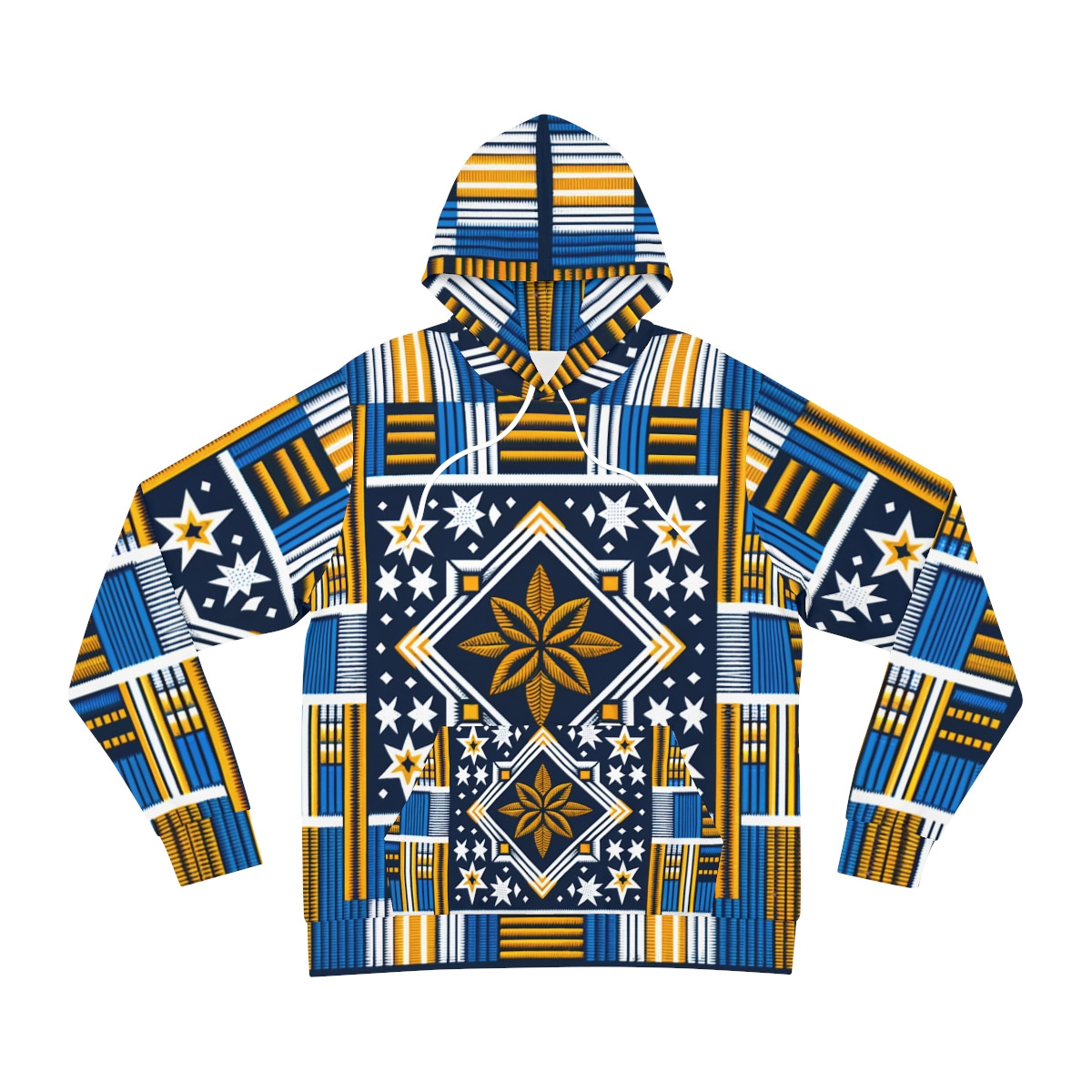 "AfroFusion Kente Tapestry Unisex Hoodie"