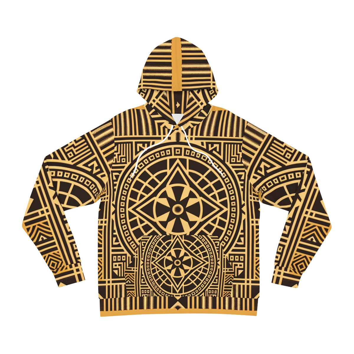 "African Rhythm Kente-Fusion Unisex Hoodie"
