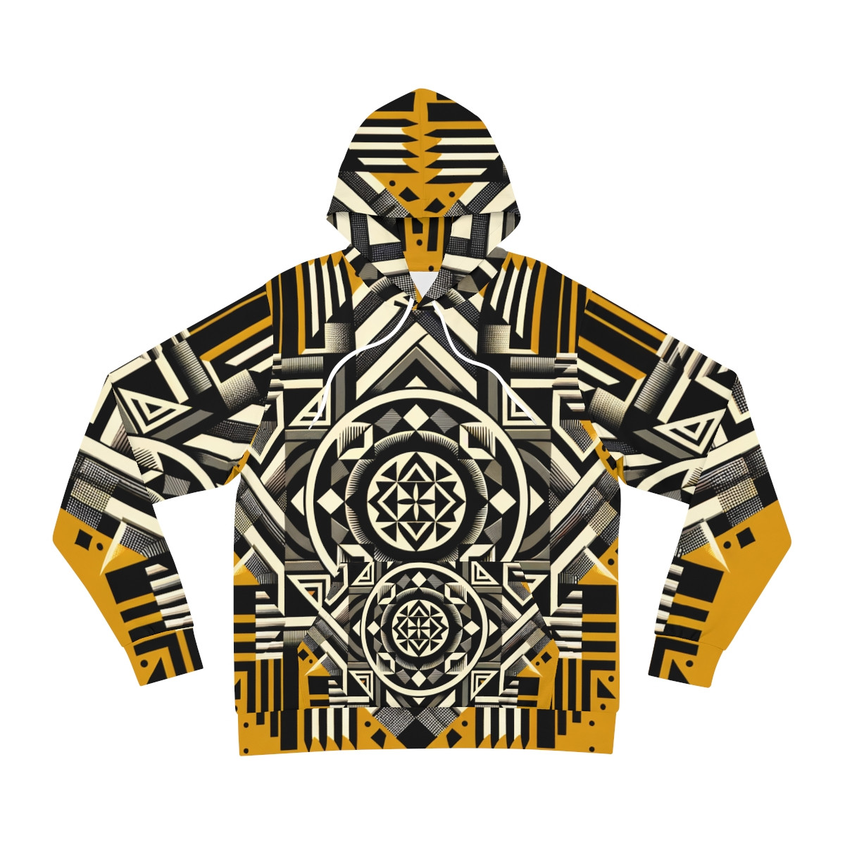 "Kente Kaleidoscope Unisex Fashion Hoodie"
