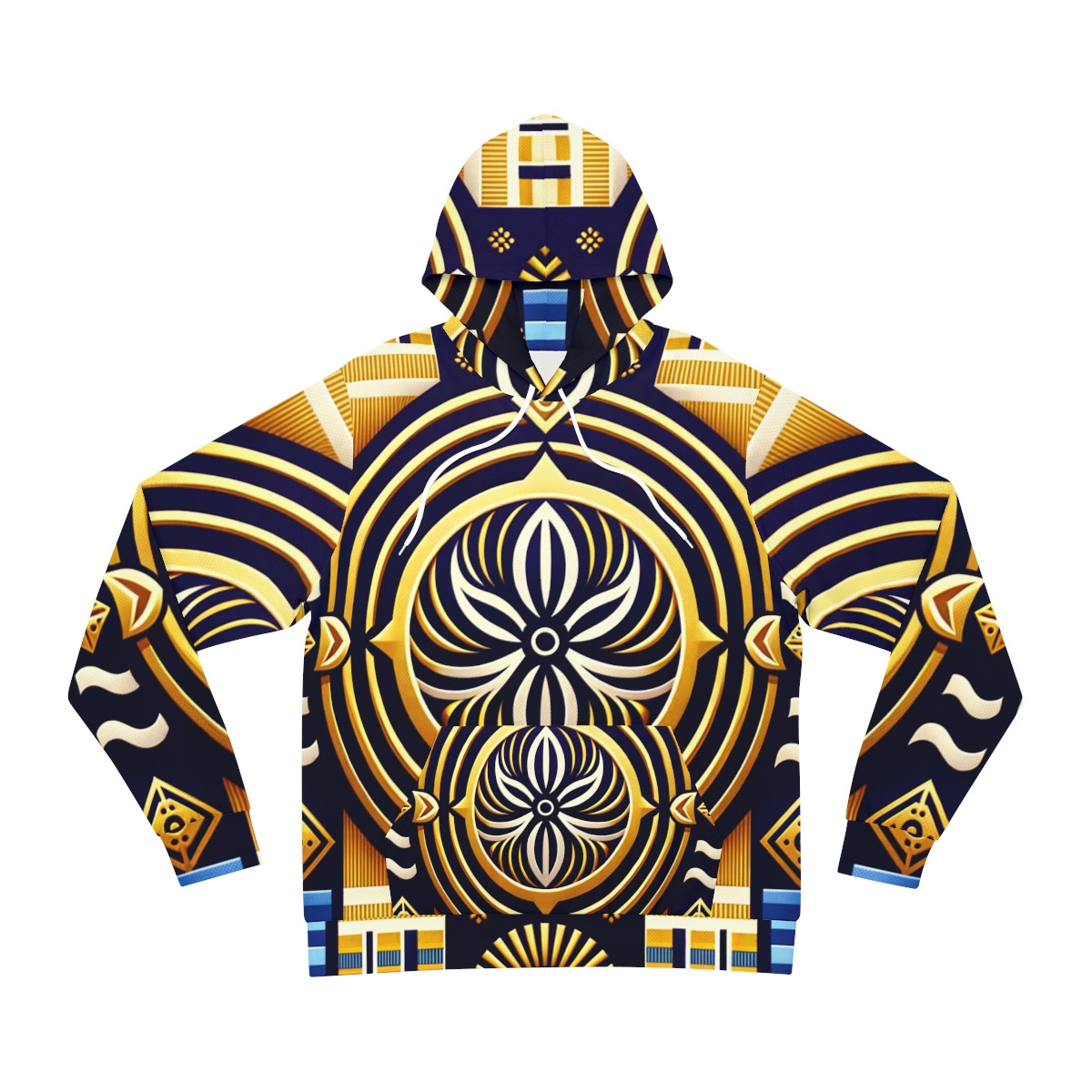 "Kente Kaleidoscope Unisex Fashion Hoodie"