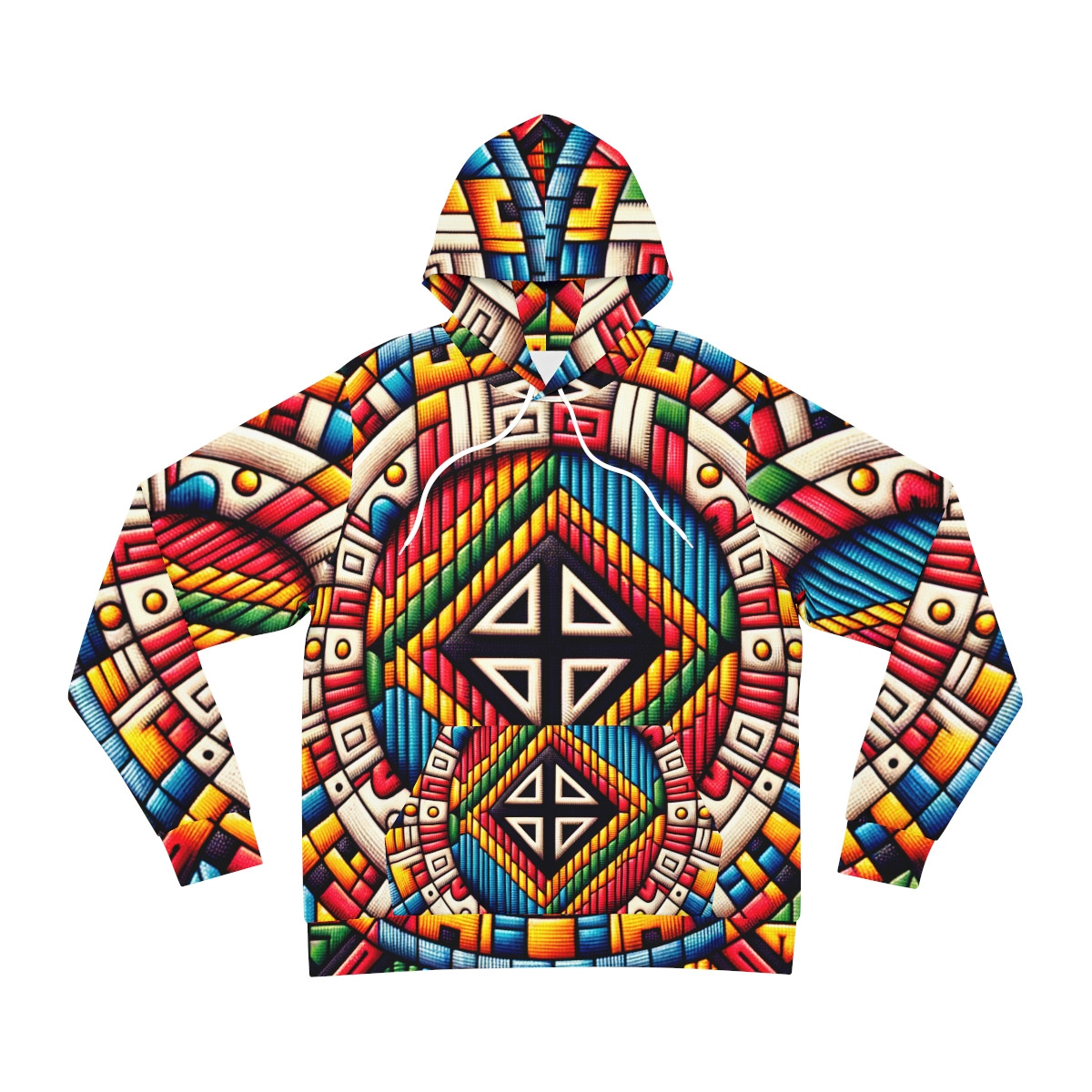 "Kente Kaleidoscope Unisex Fashion Hoodie"