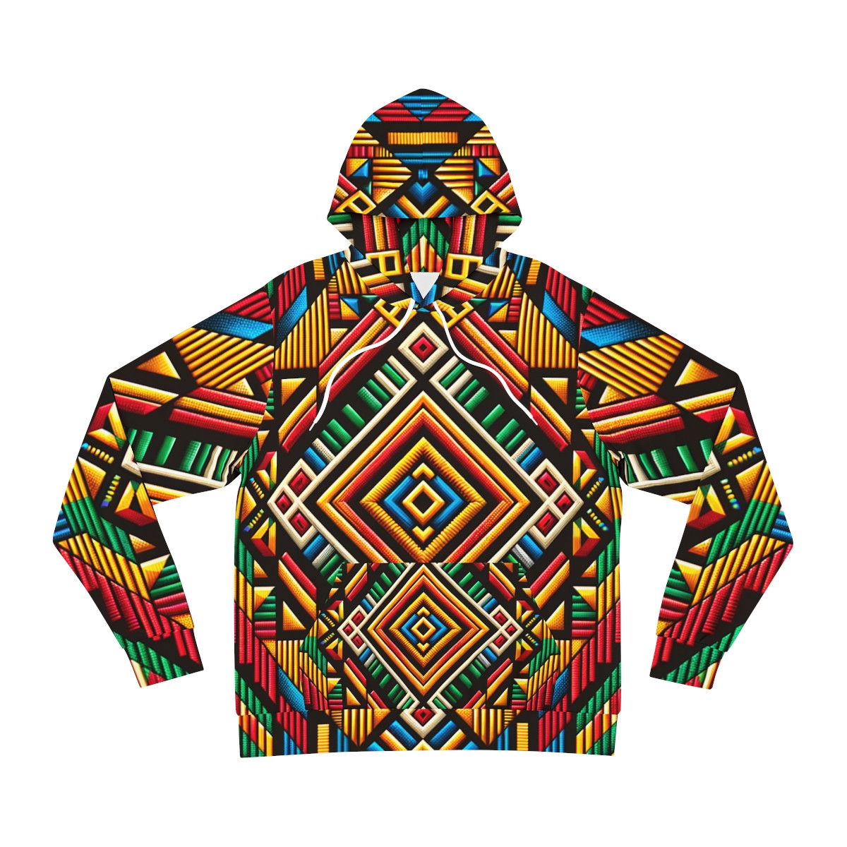 "CultureFusion Kente Unity Hoodie"