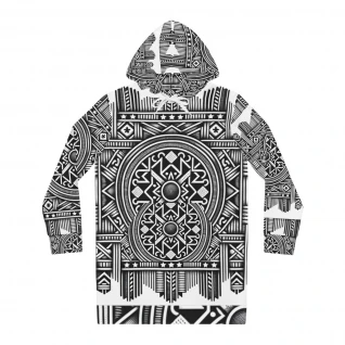 "Kente Kaleidoscope Women's Hoodie Dress"