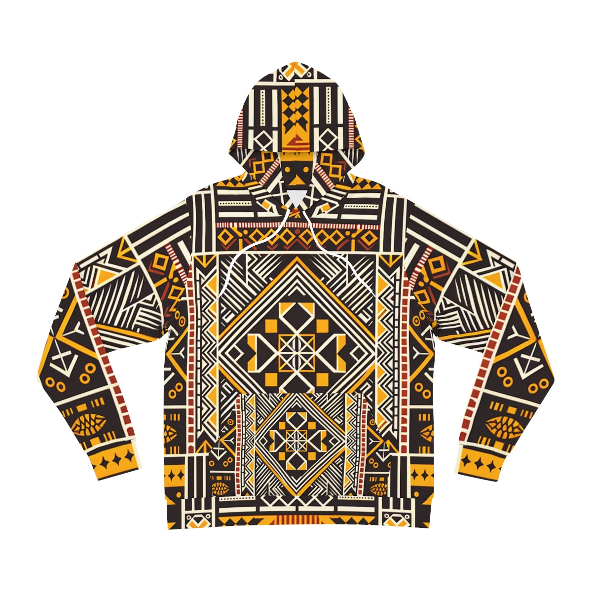"Kente Kaleidoscope Unisex Hoodie"