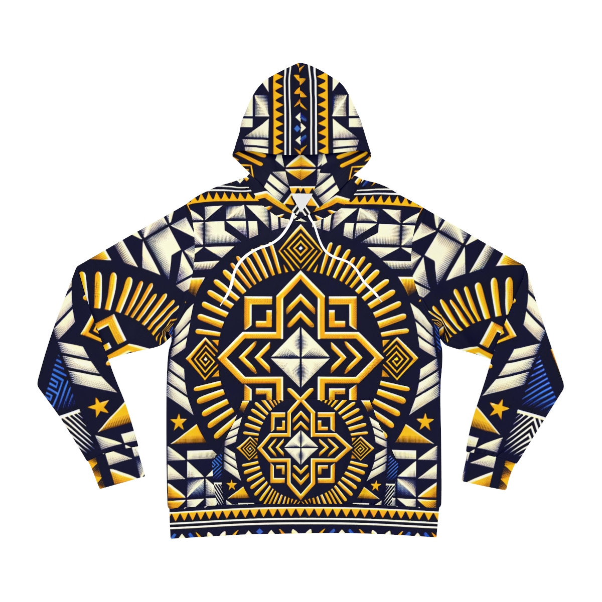 "Kente Kaleidoscope Unisex Fashion Hoodie"