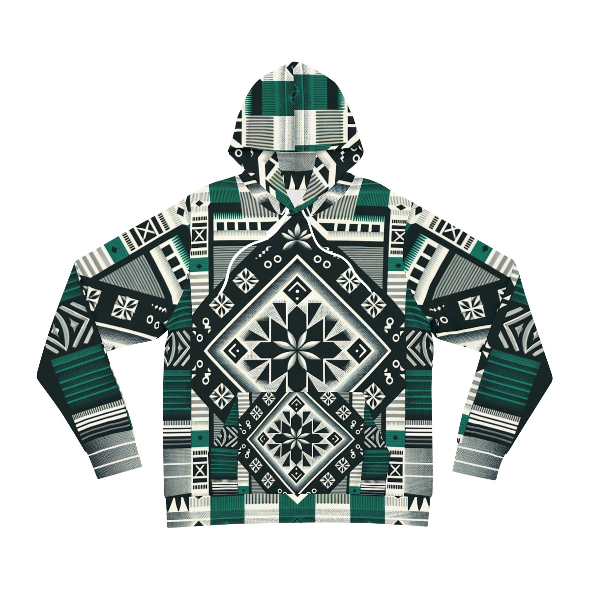 "Kente Harmony Fusion Hoodie"