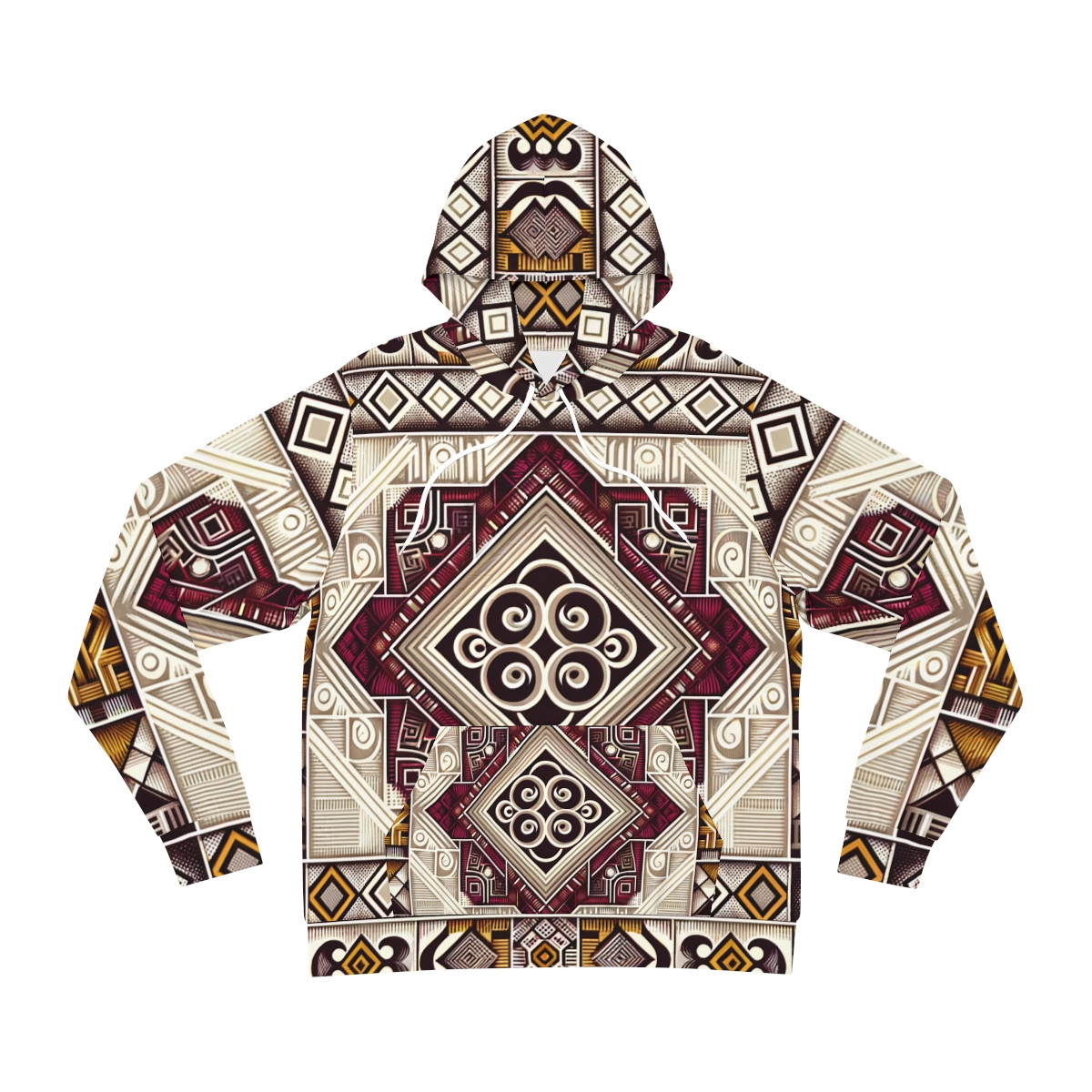 "Kaleidoscope Kente Fusion Unisex Hoodie"