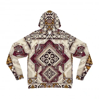 "Kaleidoscope Kente Fusion Unisex Hoodie"
