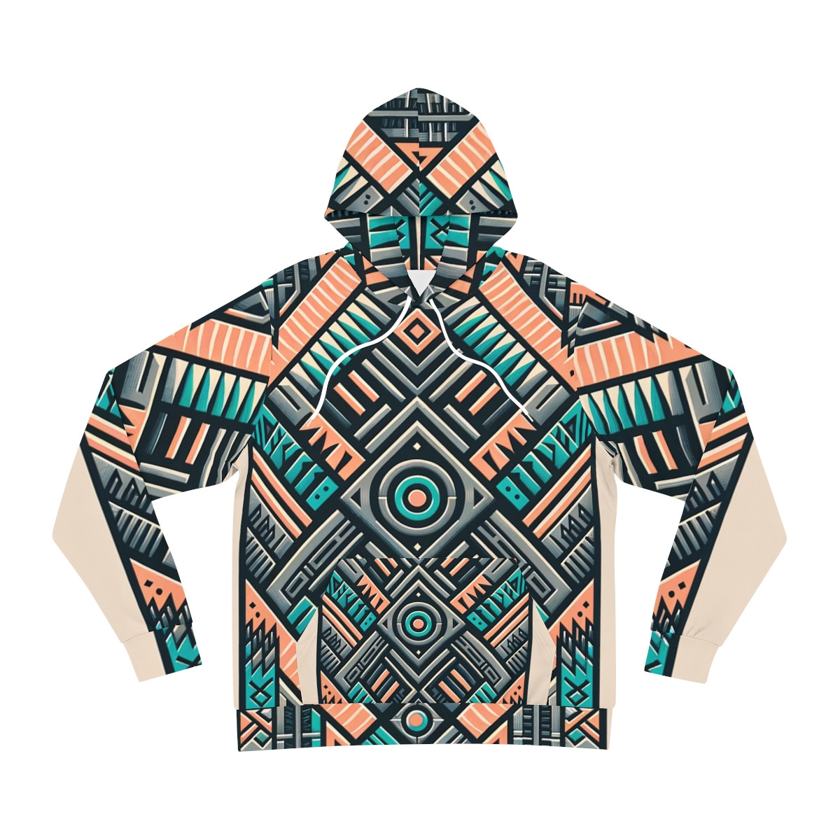 "Kente Kaleidoscope Unisex Hoodie"