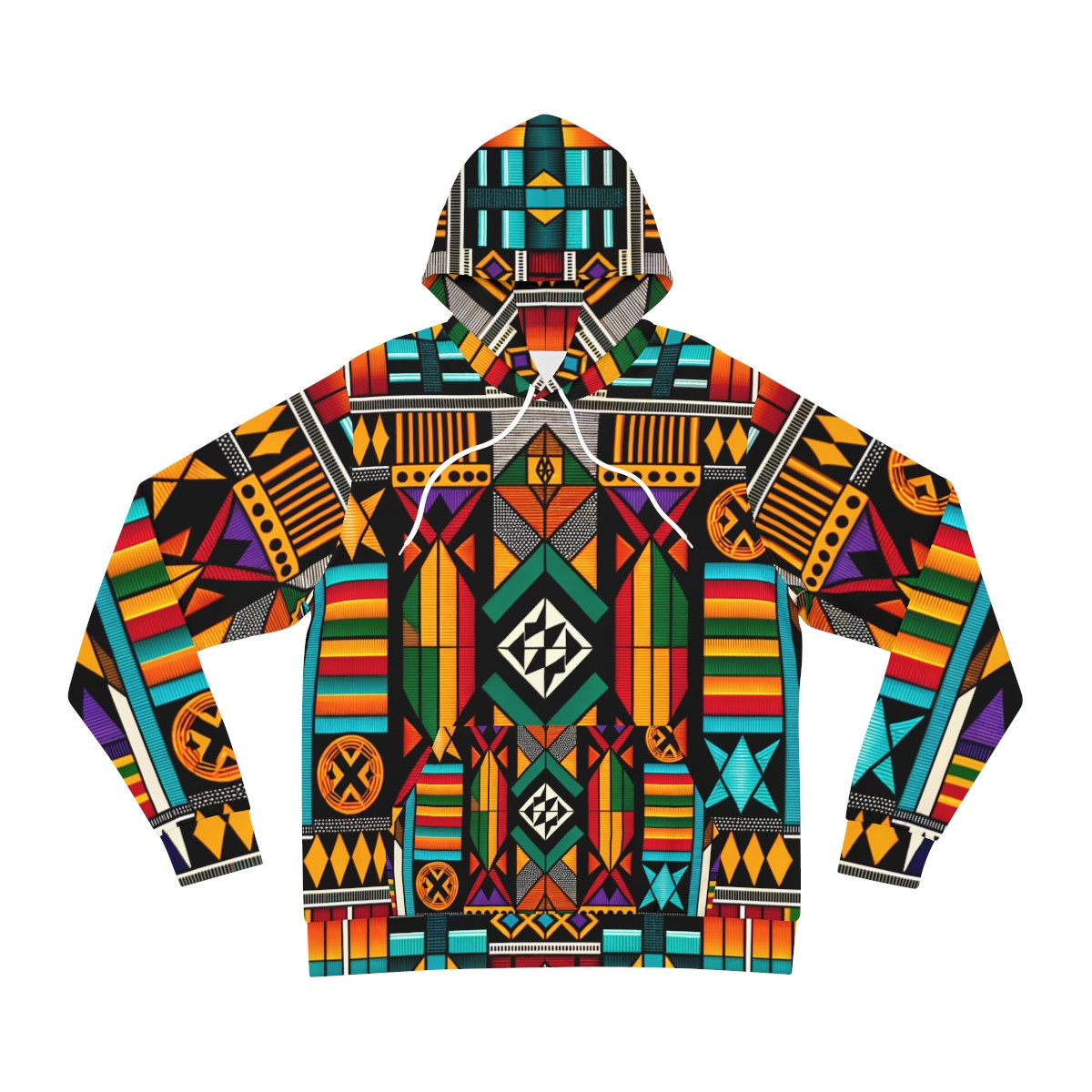 "AfroFusion Kente Culture Hoodie"