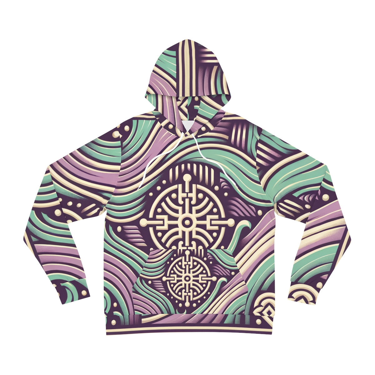 "Kente Couture Fusion Hoodie"