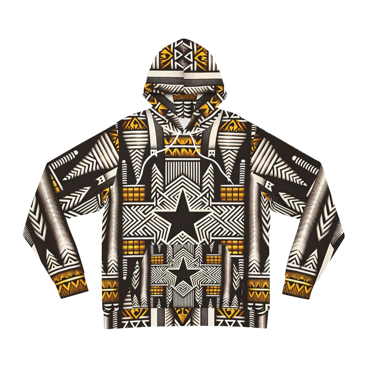 "Ashanti Chic Unisex Kente Hoodie"