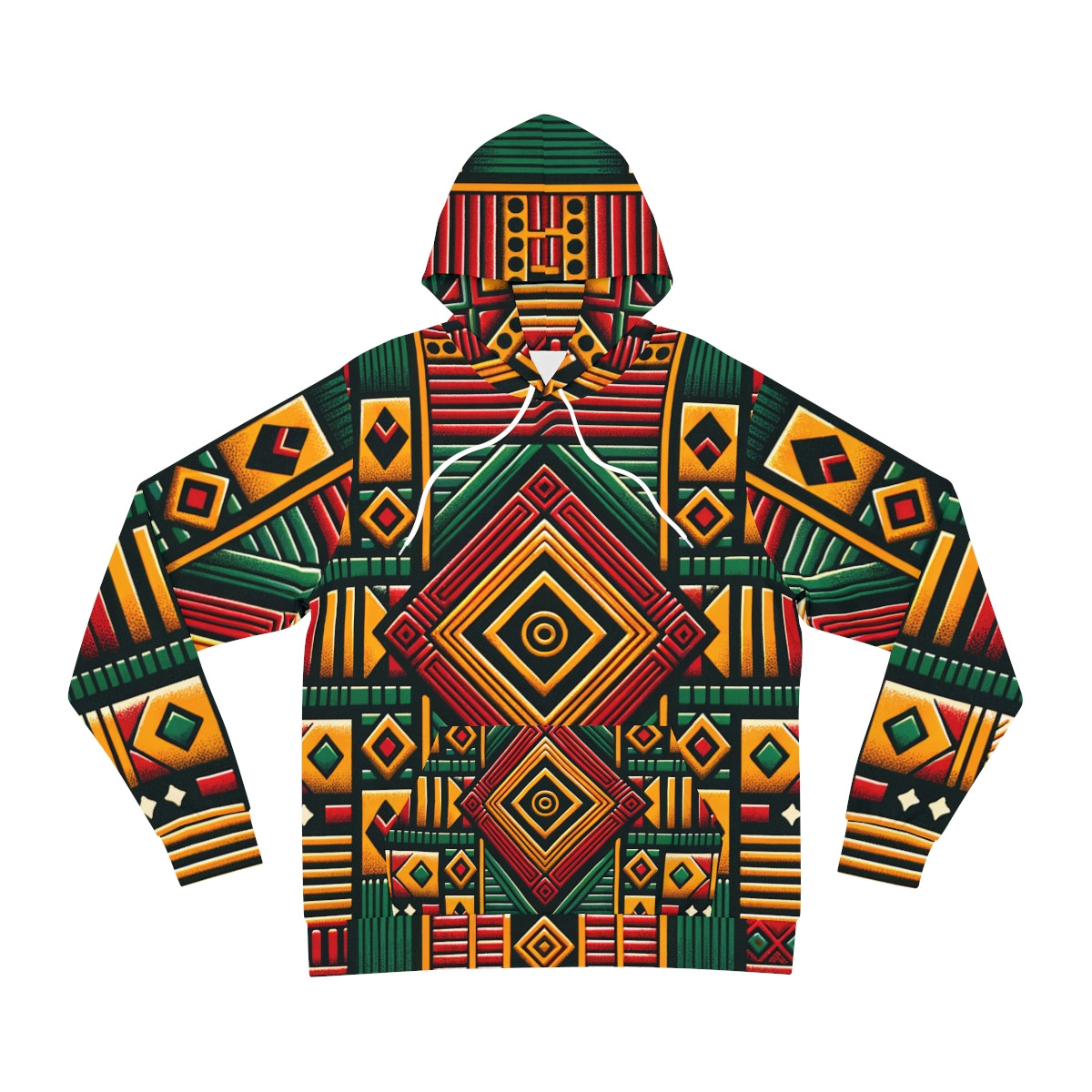 "Heritage Harmony Unisex Kente Hoodie"