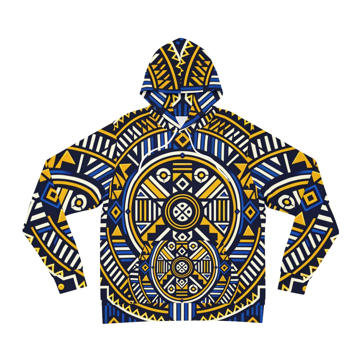 "AfroGlam Symphony Kente Unisex Hoodie"