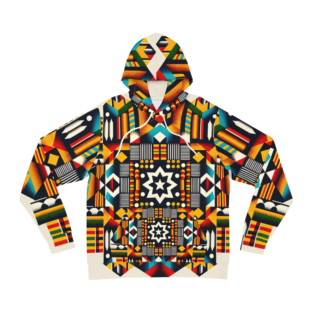 "AfroFusion Kente Universe Hoodie"