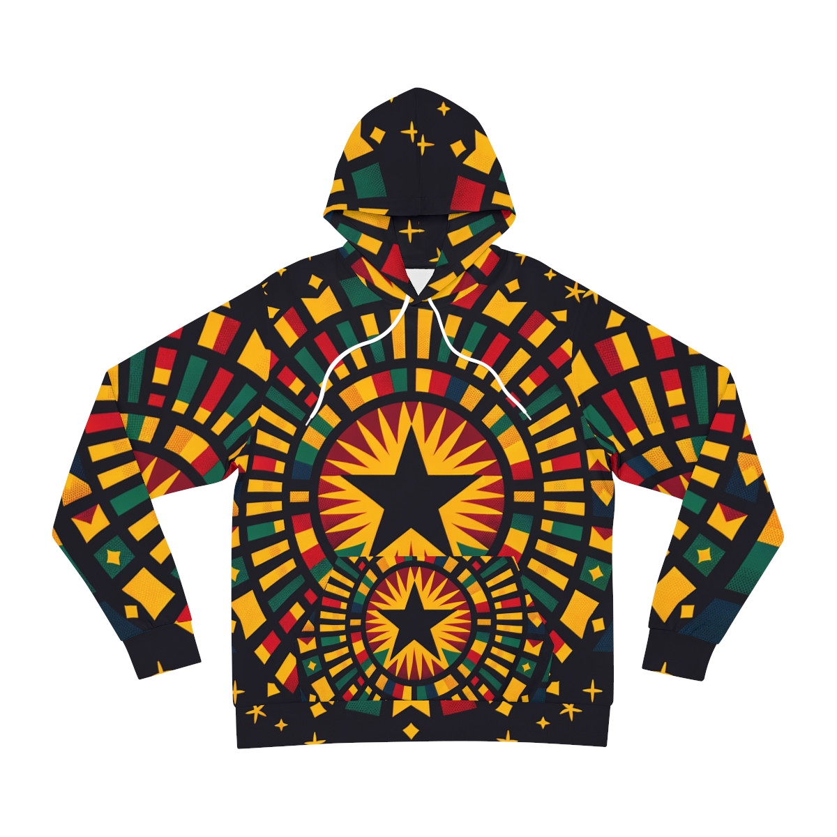 "AfroFusion Unisex Kente Kouture Hoodie"