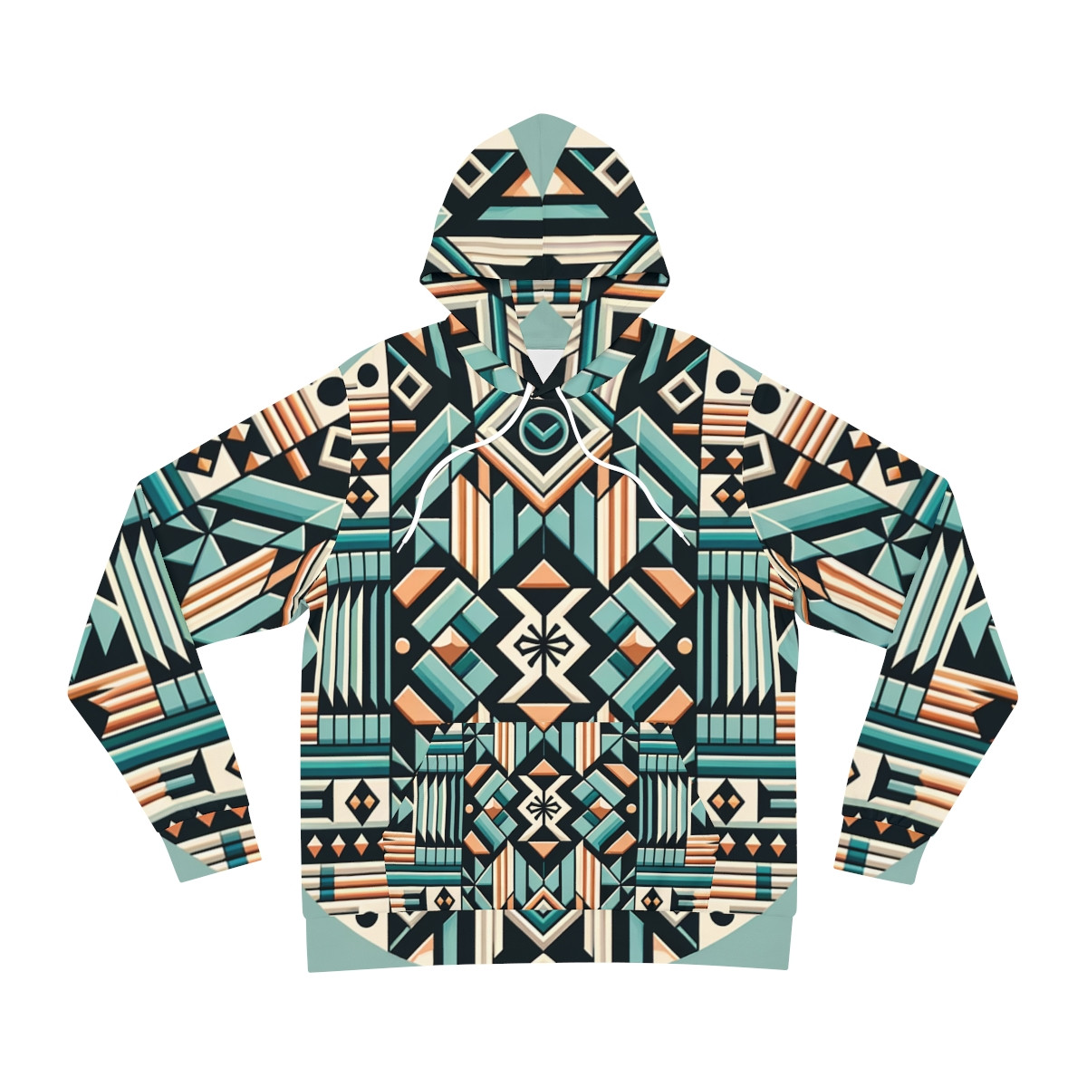 "Kente Kaleidoscope Unisex Hoodie"