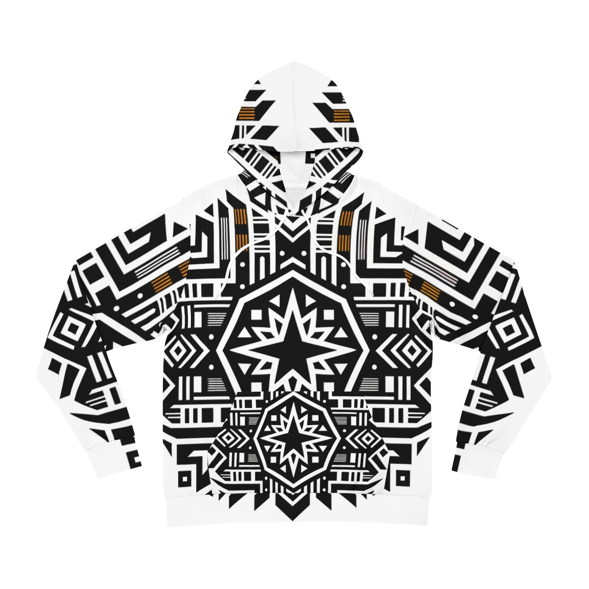 "Kente Kaleidoscope Unisex Fashion Hoodie"